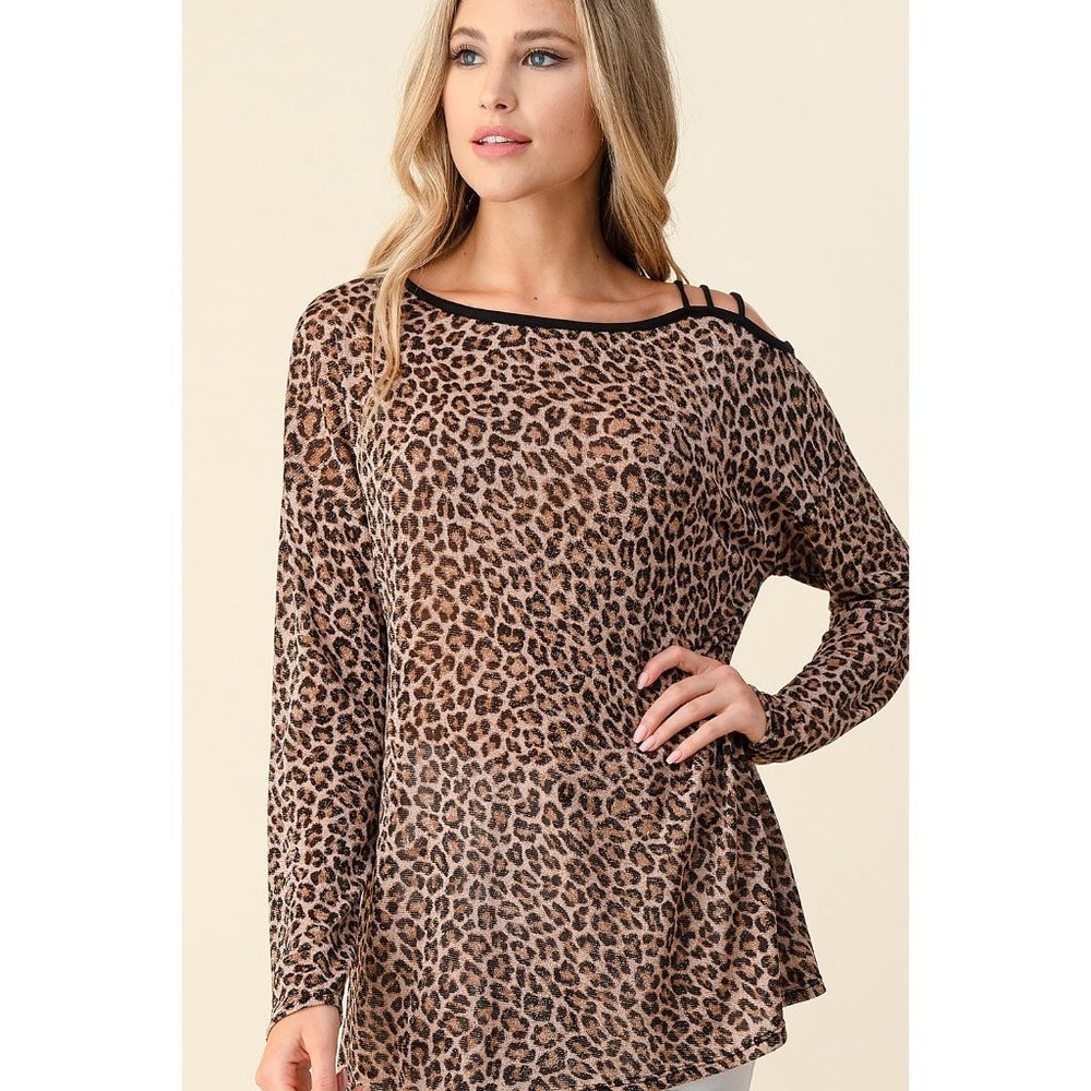 Blumin Shimmering Leopard Top